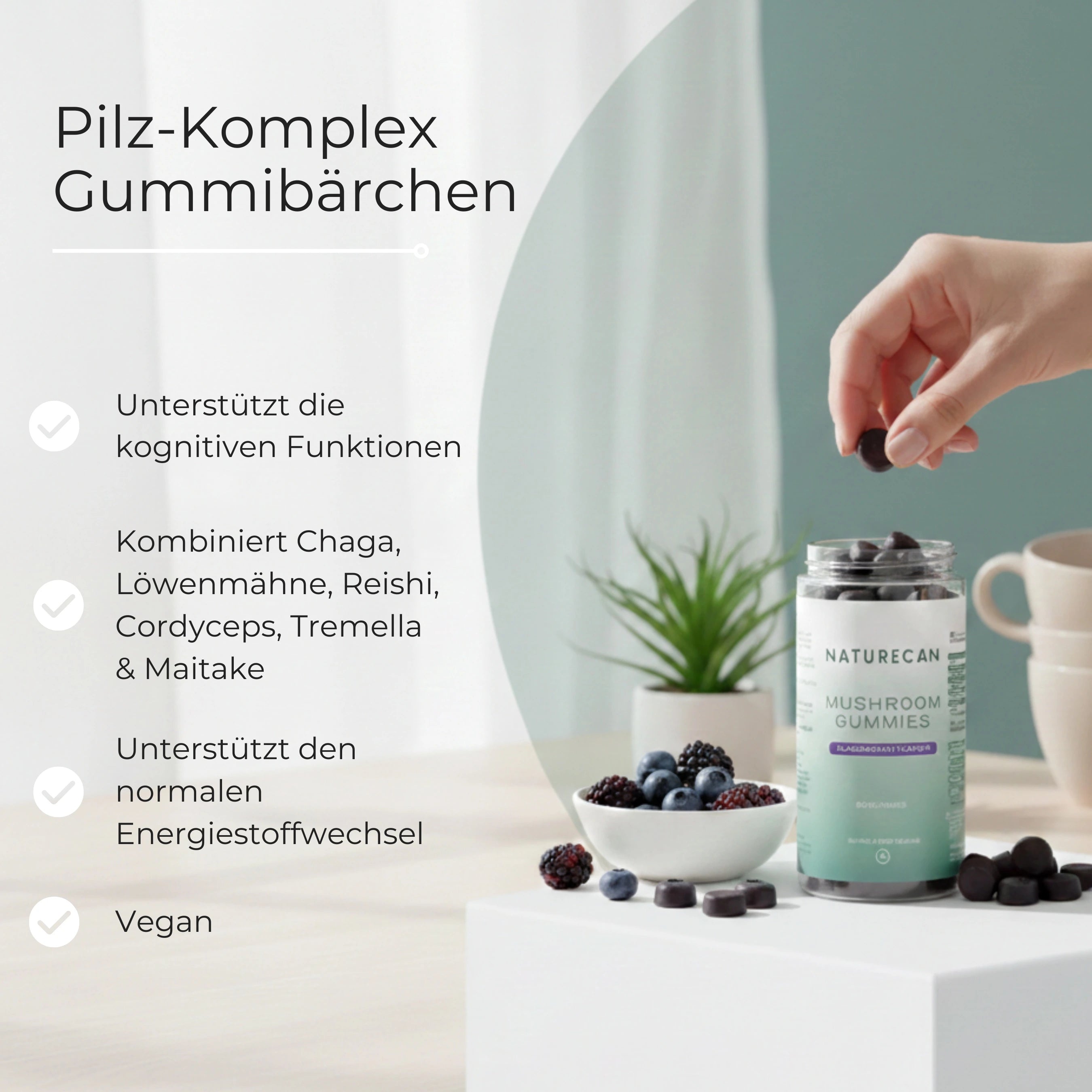 Pilz-Komplex Gummibärchen