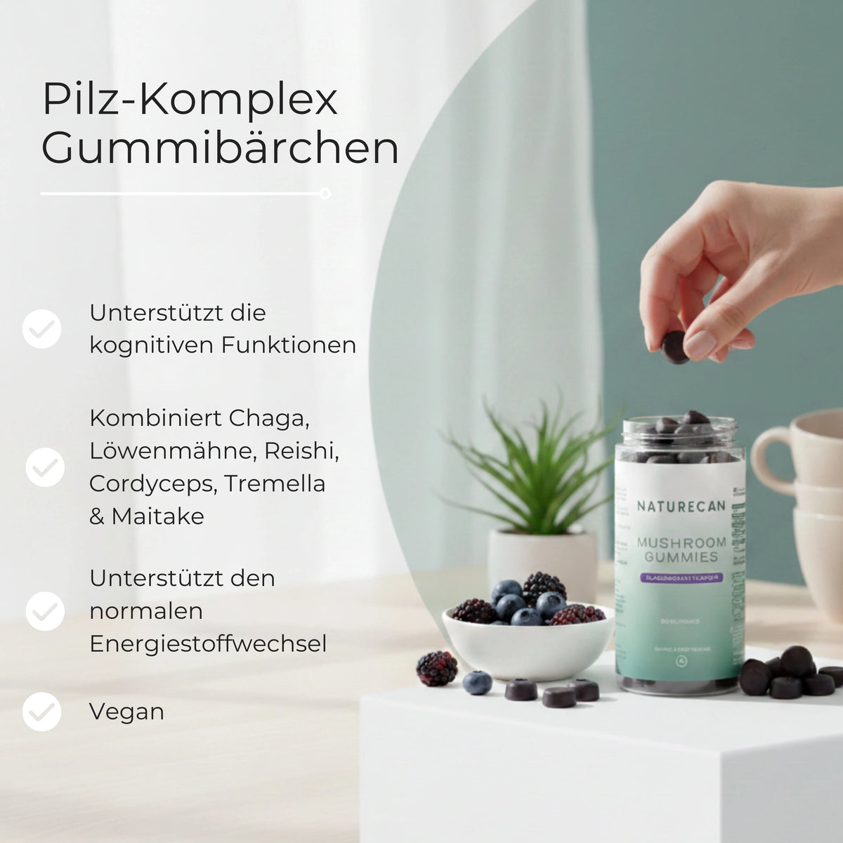 Pilz-Komplex Gummibärchen