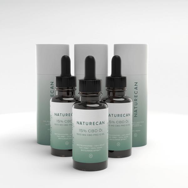15% CBD Öl Kaufen | 10ml | Naturecan
